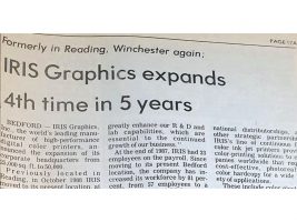 Reading Chronicle Article Nov 29 1989